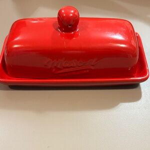 Mason Bright Red Butter Keeper